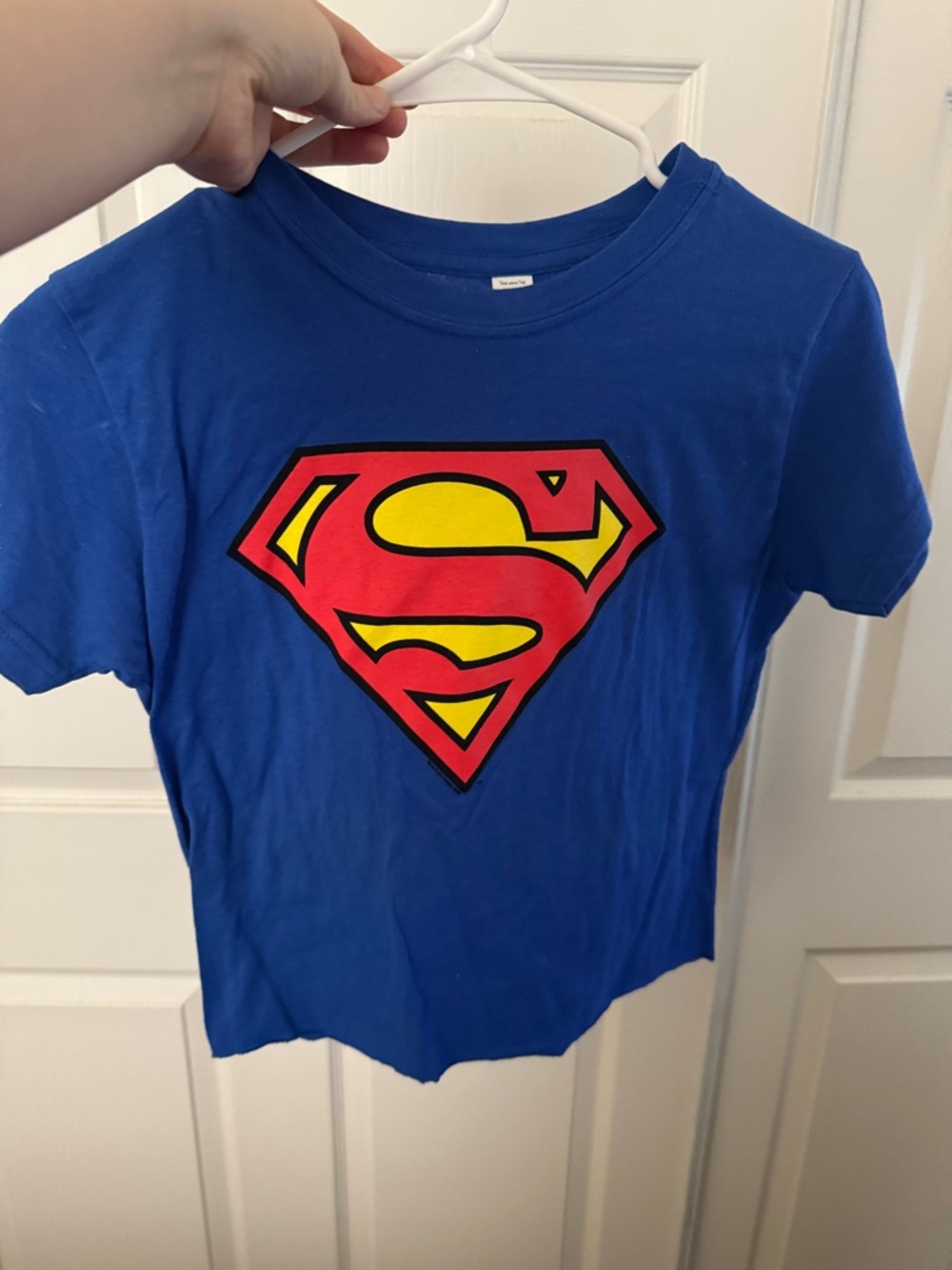 Tultex Royal Blue Superman-Inspired Graphic Tee